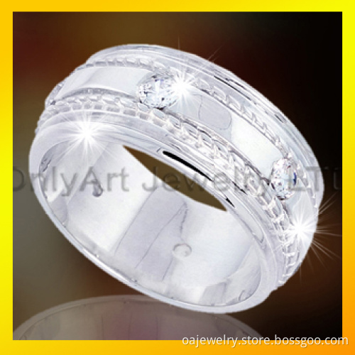 Silver Ring Fashion Jewellery Modern Jewelry with CZ Inlaid